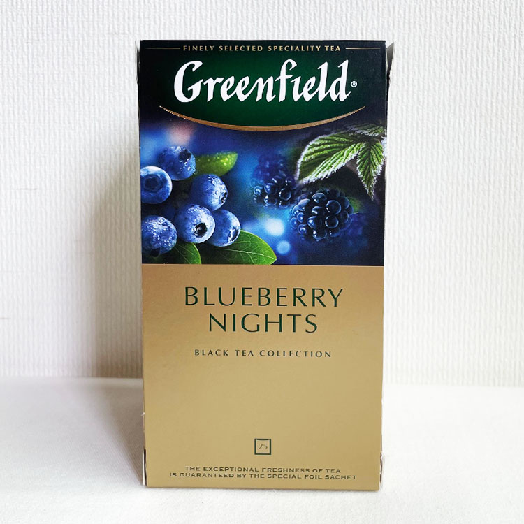 ロシア雑貨店マリンカ ブレンドハーブ ベリーティー ブルーベリーナイト Greenfield